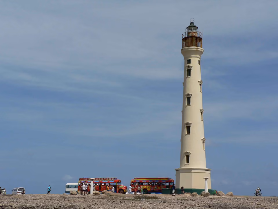 California Lighthouse, farol de pedra na ponta noroeste de Aruba