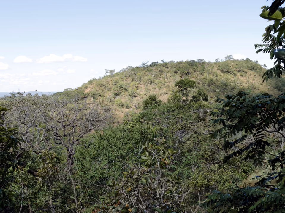 Vista panorâmica da Serra de Caldas Novas