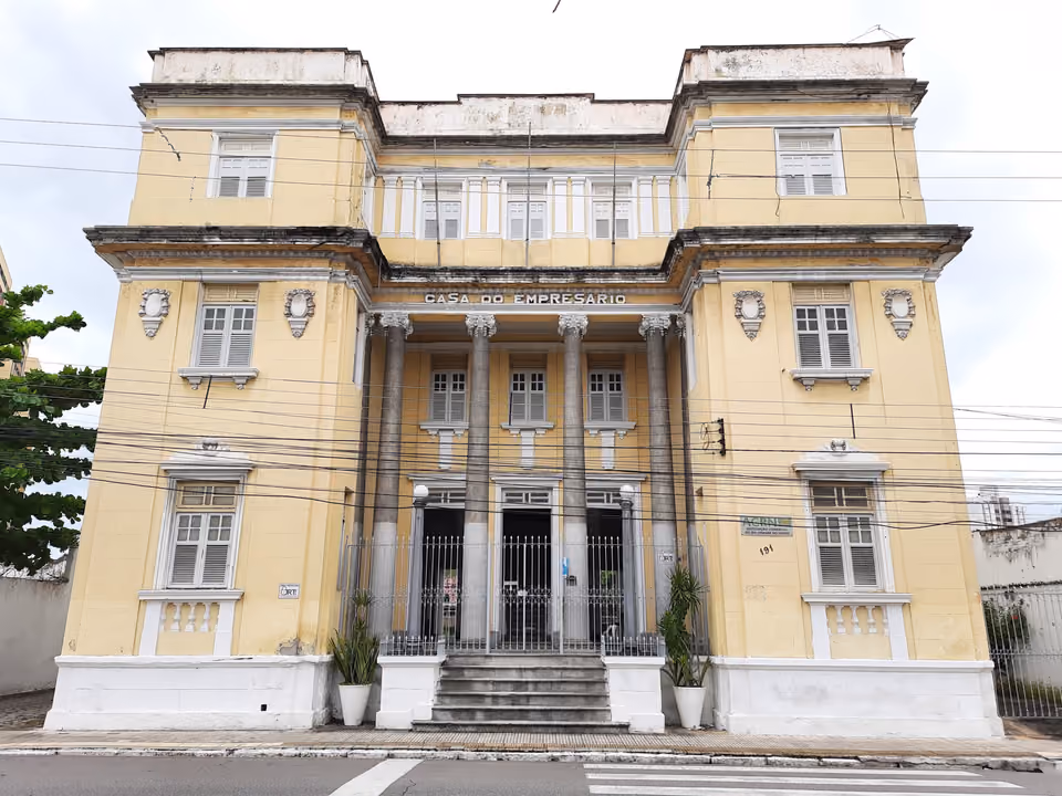 Prédios históricos do bairro da Ribeira, no centro histórico de Natal